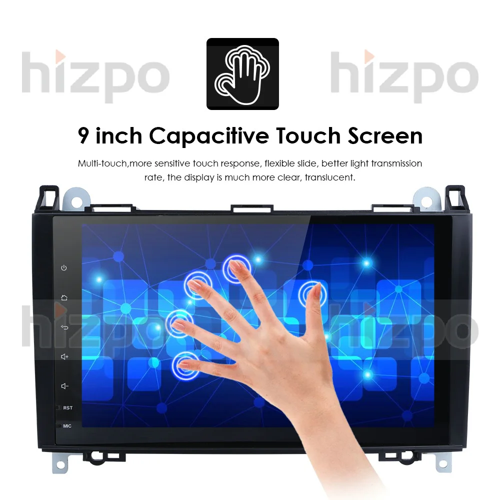 Android 9.0 IPS Octa 8 Core 4GB RAM Multimedia for Mercedes Benz W169 W245 Viano Vito W639 Sprinter