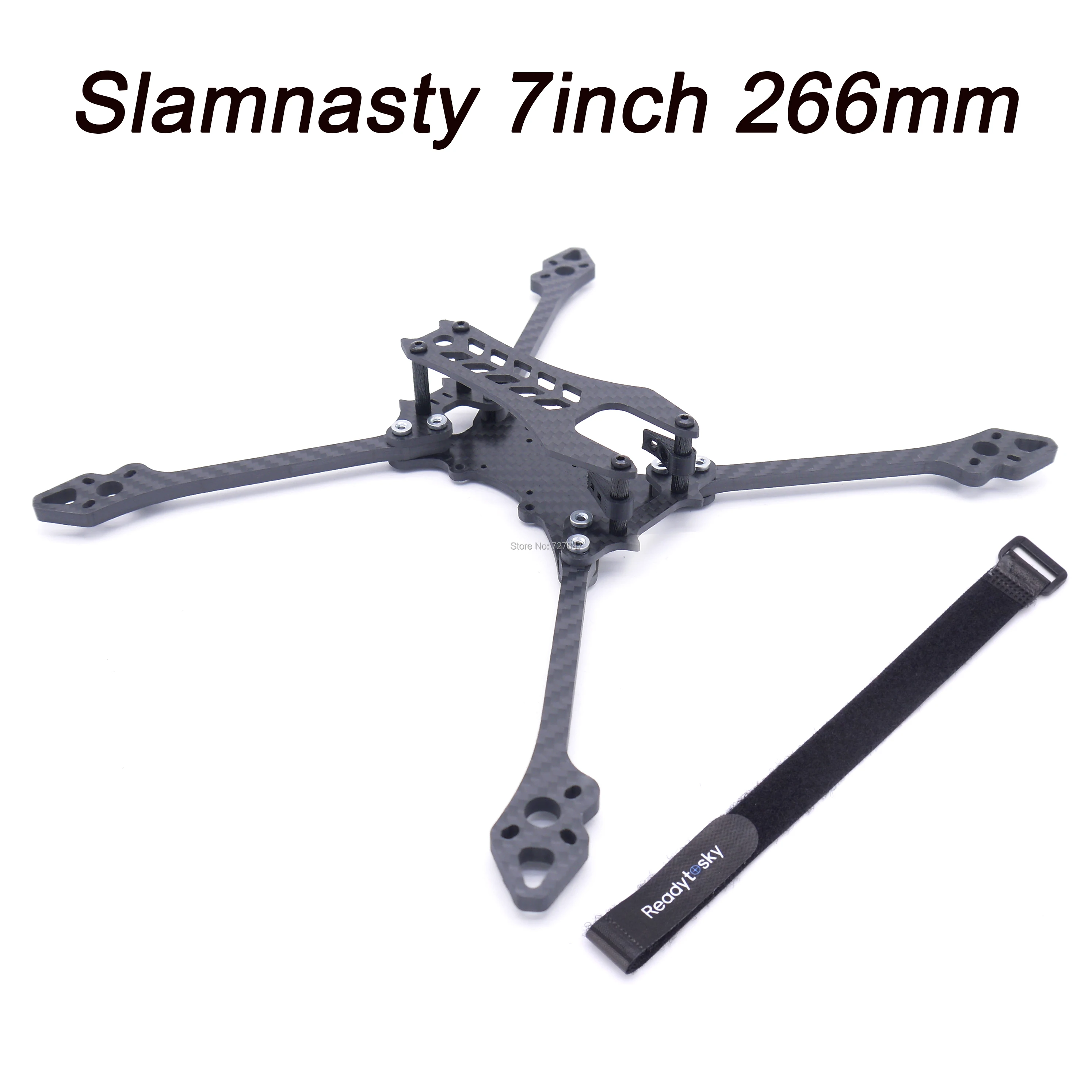 

FPV Slamnasty 7inch 266mm Carbon Fiber w/ 5mm Arm quadcopter frame 3D printed TPU Camera Holder kit for FPV Racing