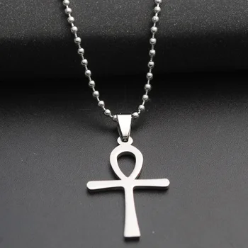 

5pcs Stainless Steel girl Cross blessing Necklace simple Religion Christian Jesus Cross Faith lucky Necklace gift jewelry