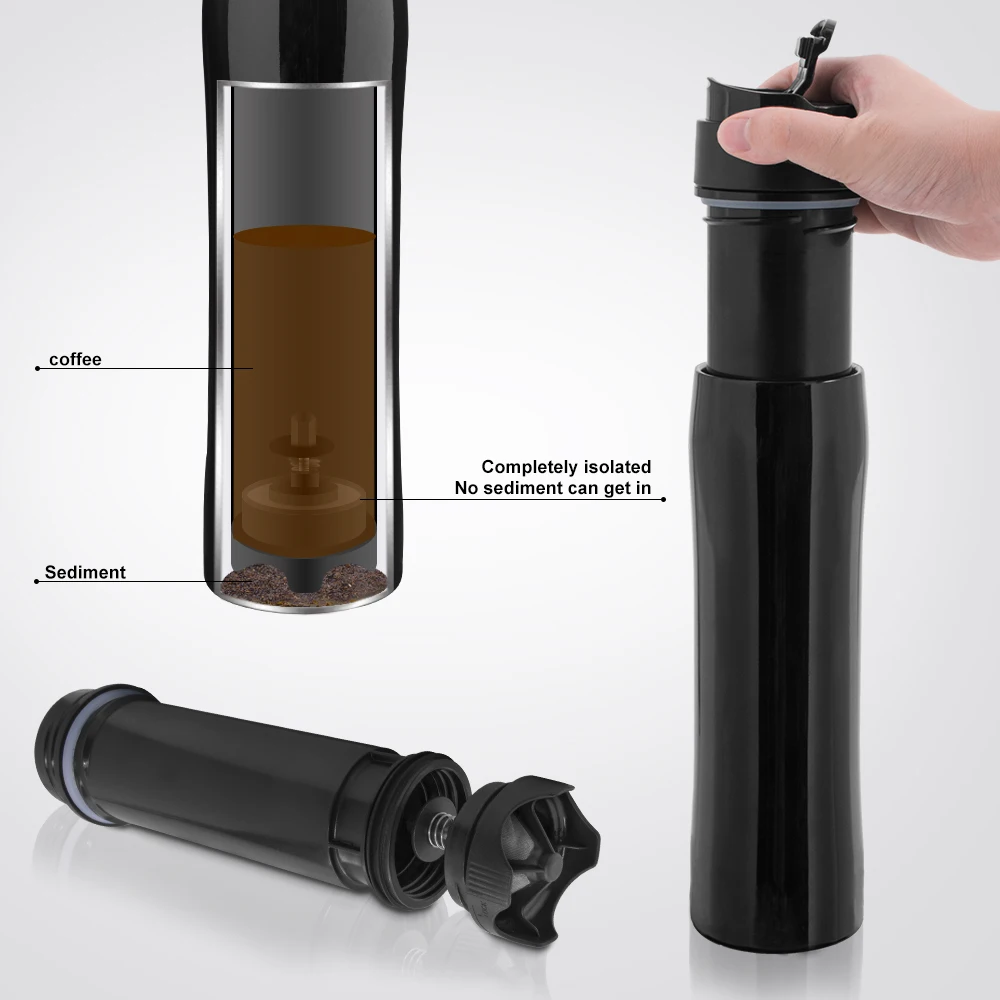 Portable French Press with Separation 