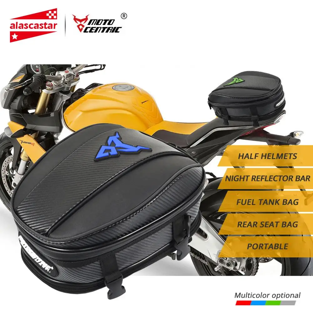 

MOTOCENTRIC Waterproof Motorcycle Bag Motorcycle Tail Bag Multi-functional Motorcycle Seat Bag High Capacity Motorcycle Backpack