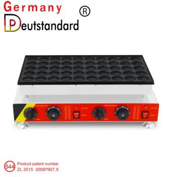 

factory price 110V/220V commercial 50 hole Dutch Poffertjes Grill Mini Pancakes machine Maker waffle pancake iron cake oven