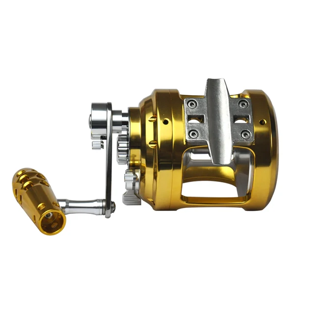 Buy China Wholesale Cheap Fishing Reel Silver Gold Color Ht801-18w  Hydraulic Saltwater Fishing Reel Trolling Reel & Fishing Reel $137