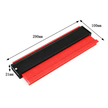 

TOP Shape Contour Duplicator Profile Gauge Tiling Laminate Tiles Edge Shaping Wood Marking Tool Easy Cutting Profile Measuring