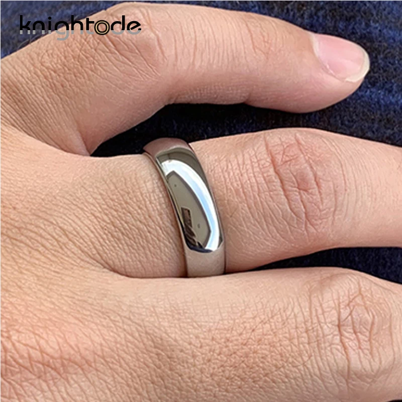 High Quality Tungsten Carbide Ring Wedding Engagement Ring For Men Women Domed Band Polished Shiny Comfort Fit 8/6/4/2mm 4