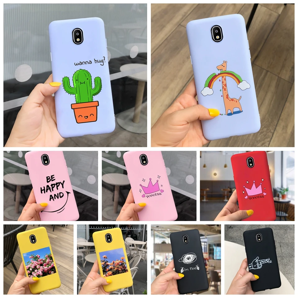 Жидкий мягкий силиконовый гелевый резиновый бампер для Samsung Galaxy J3 201730F/DS J 3 J330G/DS