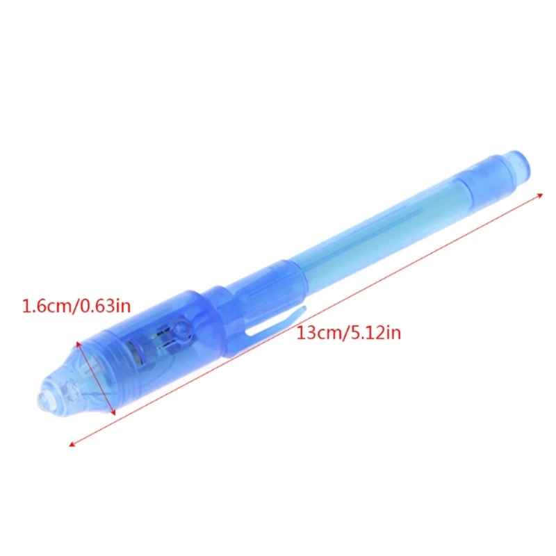 6 шт./компл. невидимых чернил ручка Встроенный UV светильник волшебный маркер для безопасности ручки для Применение дропшиппинг