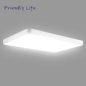 

48W Ultra Thin Square Panel Light LED Ceiling Down Light Bathroom Kitchen Living Lamp Day/Warm White Dimmable For Home Decor