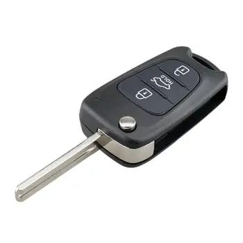

3 BN Flip Remote Key Fob Case Shell for KIA Rondo Sportage Soul Rio