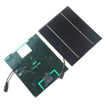 

Mono Solar Cell Module With 5521DC Cable Output DIY Solar Panel System For 12V Battery Charger 6W 18V 200*170MM Epoxy