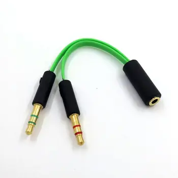 

Earphone Audio Cable Headphone Transducer Combo Adapter Splitter Headset Microphone for Razer Computers