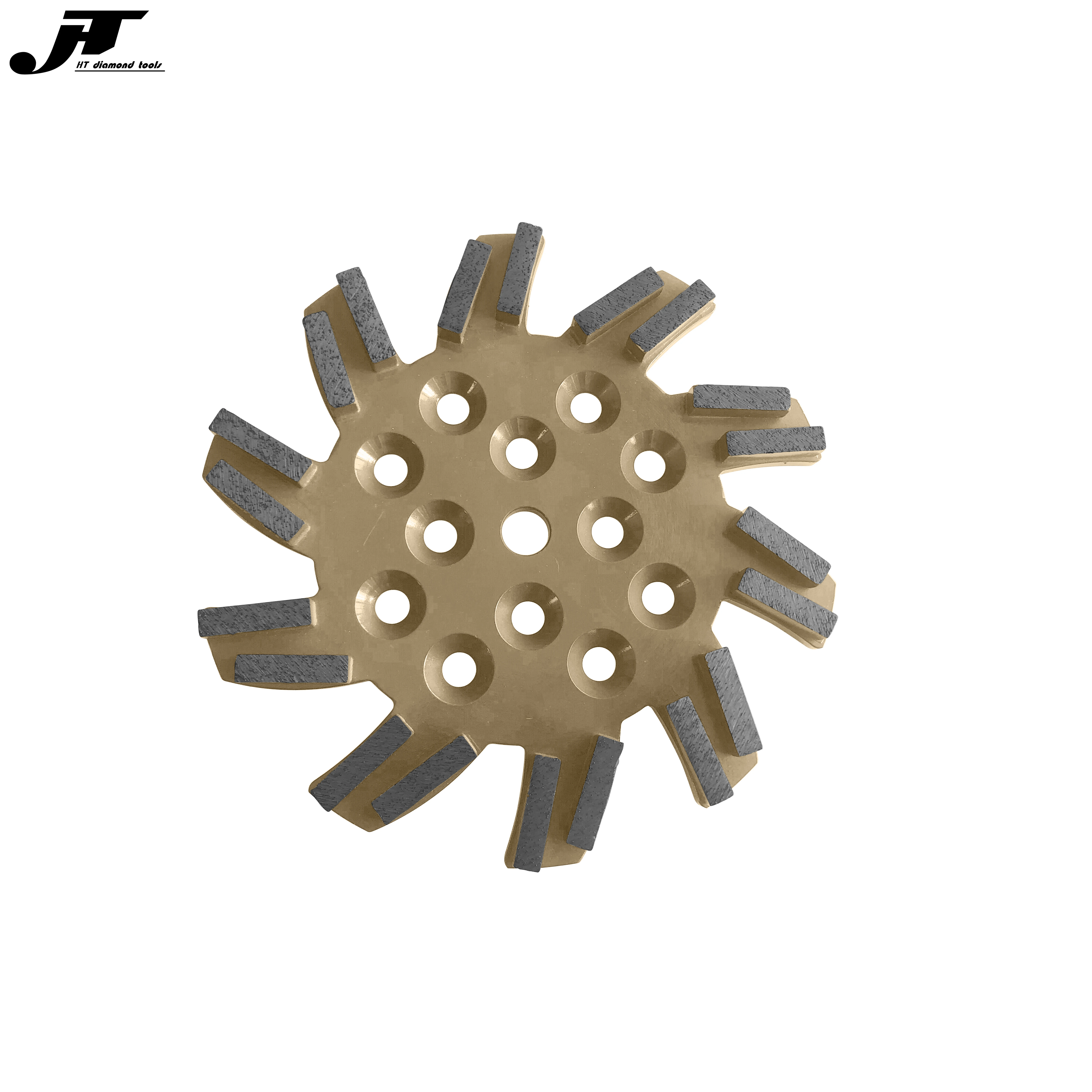 

Free shipping 3pcs 250mm 10 Inch Concrete Diamond Grinding Disc concrete grinding heads