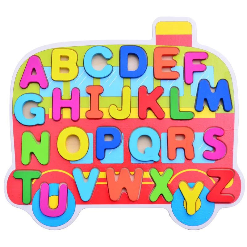 

Number Lettered Boy Baby Girls Jigsaw Puzzle Young CHILDREN'S Early Childhood Educational Toy Building Blocks 1-2-3-4-5-Year-Old