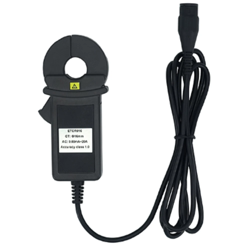 

ETCR016 AC Leakage Current Tester Clamp Sensor With Range 0.00mA～20A For High Harmonic Current Measure Power Factor Detection
