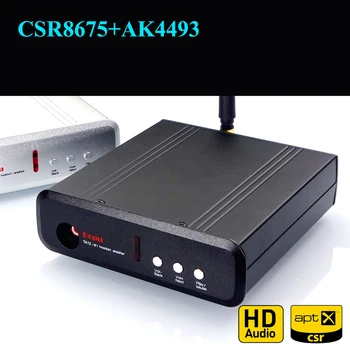 

CSR8675 Bluetooth 5.0 Decoder Board DAC Support APTX HD AK4493 RCA Headphone Amplifier Speaker 24bit DC12V