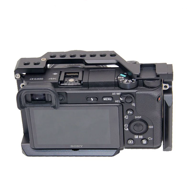 IShoot Алюминиевый металлический корпус защитный чехол для sony a6000 a6100 6300 6400 6500 CNC светильник таможенная Защита корпуса