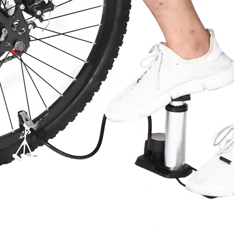 Портативный мини Педальный насос высокого давления для шины для электрического велосипеда, ручной воздушный насос, аксессуары
