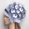 New Real Rex Rabbit Hair Luxury Woman Hat Fox Fur Beanies Caps Winter Women Hats Fashion Lady Warm Rex Rabbit Fur Knitted Hat 2