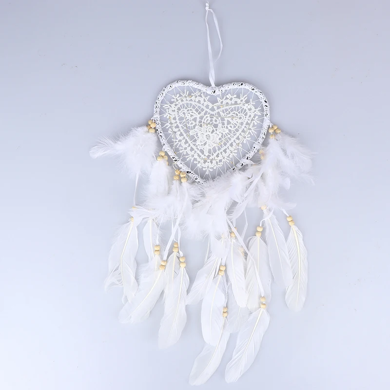 Love Vintage LED Light Handmade Heart pattern Dreamcatcher Dream Catcher Love Heart Party
