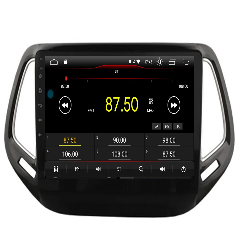 Clearance Android 9.0 2.5D car dvd For JEEP Compass Patriot Radio 2017-2020 multimedia GPS Radio stereo gps navigation map camera 2