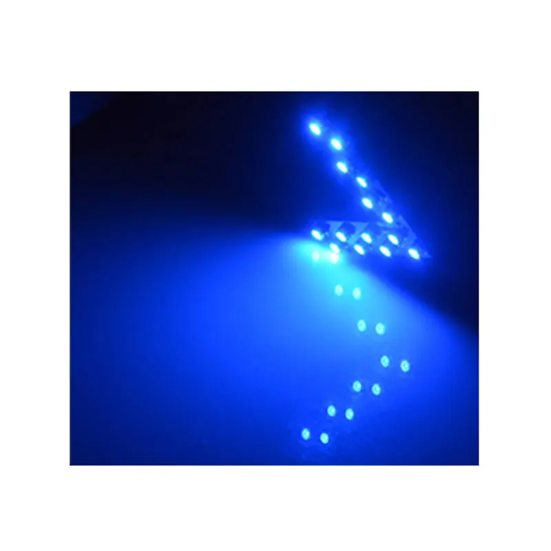 Универсальный Автомобиль Мотоцикл сигнальные лампы 14 SMD СВЕТОДИОДНЫЙ стрелка Панель зеркало заднего вида индикатор сигнала поворота автоматическое канальный последовательная флеш-светильник - Цвет: blue 2pcs