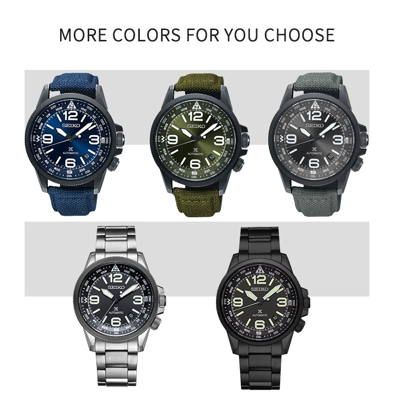 SEIKO brand official original product PROSPEX series watch men automatic mechanical watch casual fashion waterproof wristwatch