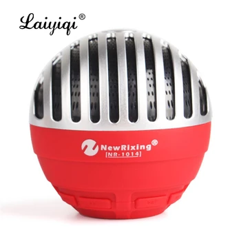 

Laiyiqi mini microphone mike Bluetooth speaker portable LED Lamp Radio FM TF enceinte bluetooth portable puissant handfree call