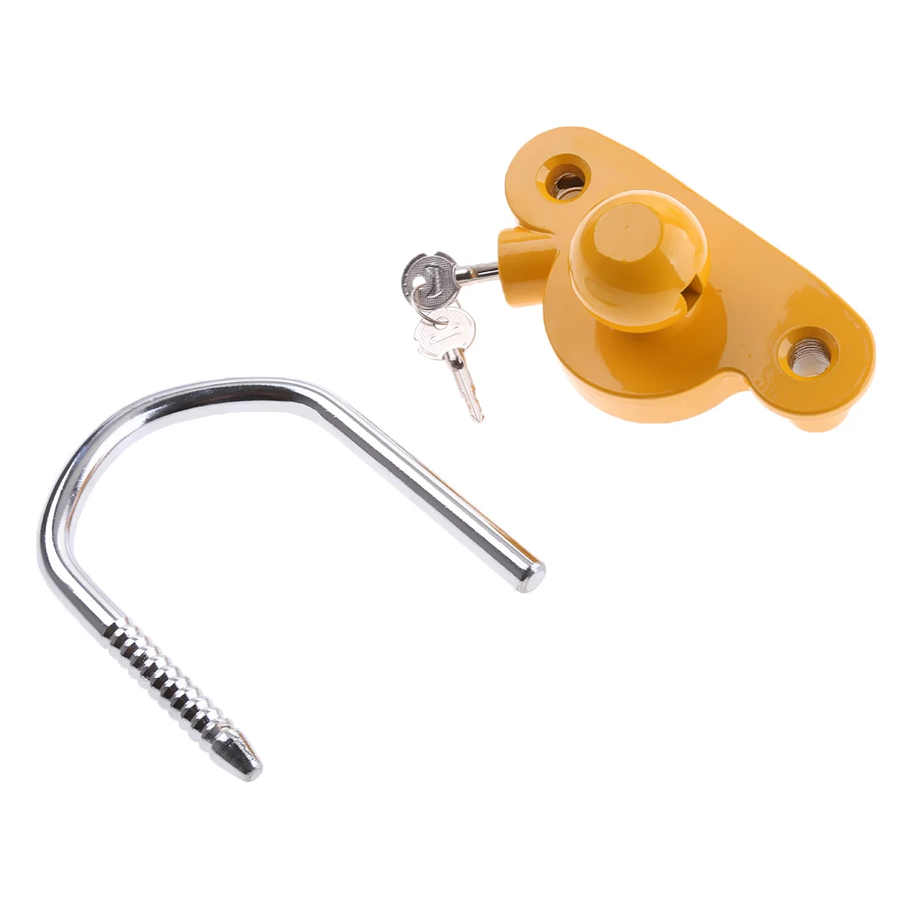 Universal Trailer Hitch Coupler Lock Ball Heavy Duty Steel 1 7/8