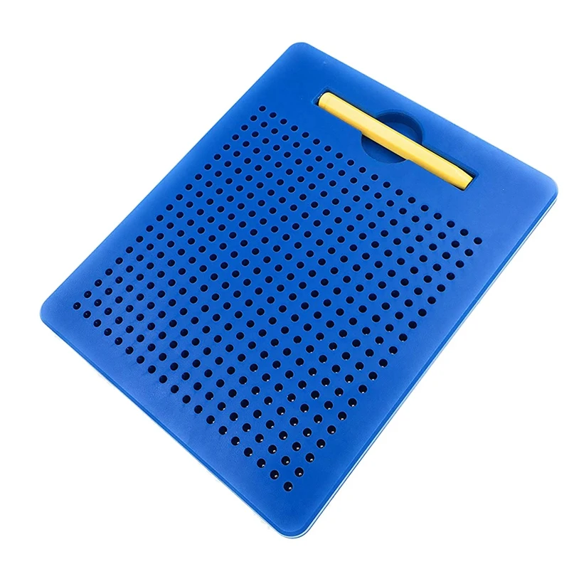 Детские Каракули магнитная доска для рисования Магнитная планшеты, с ручкой, синий