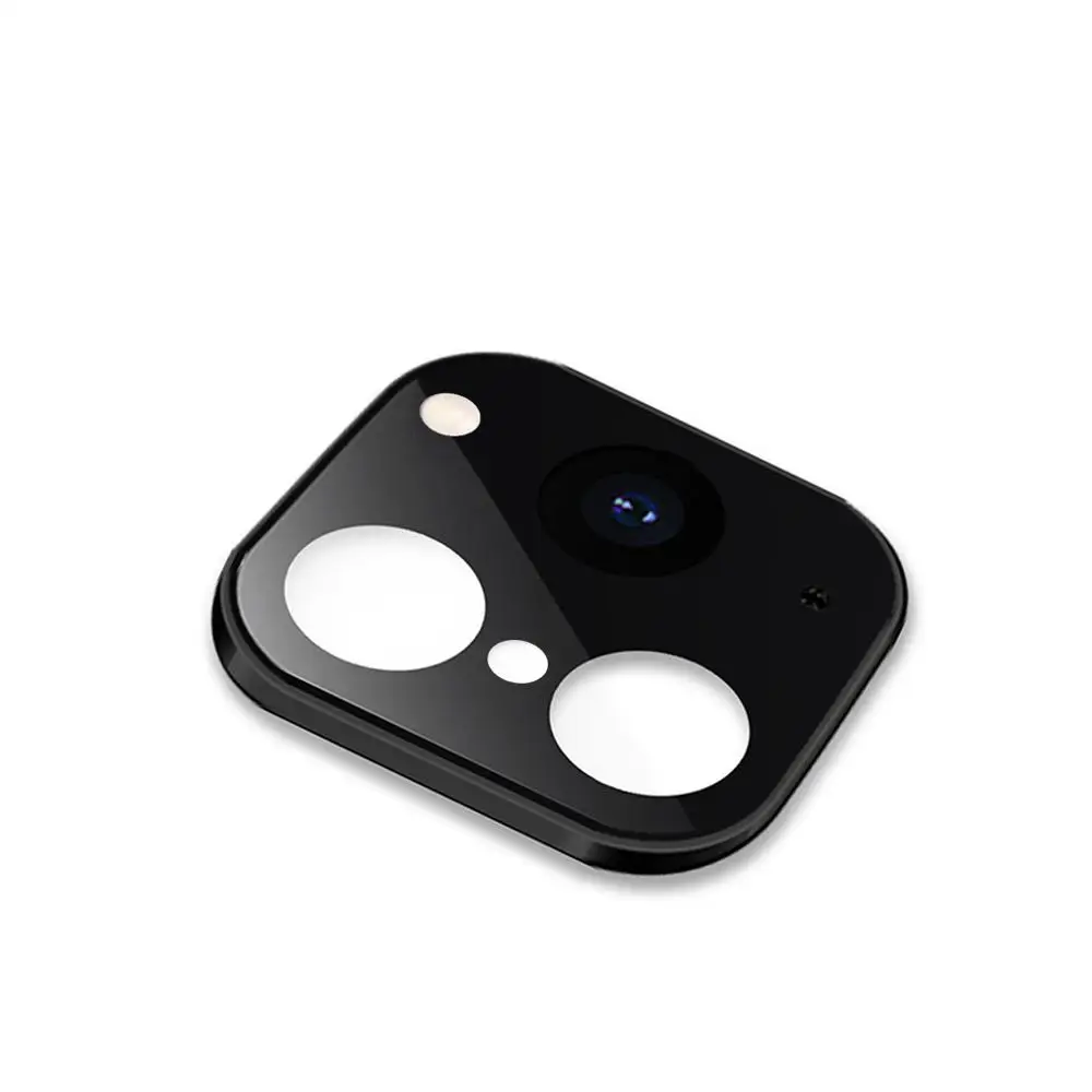 Камера крышка объектива для iphone X XS Max XS секунд изменение для iphone 11 Pro - Цвет: Black