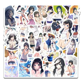 

2020 Anime Tenki No Ko Weathering With You Post Cards Sticker Gift DIY Notebook Decoration Self-Adhesive Newest Toy Stickers