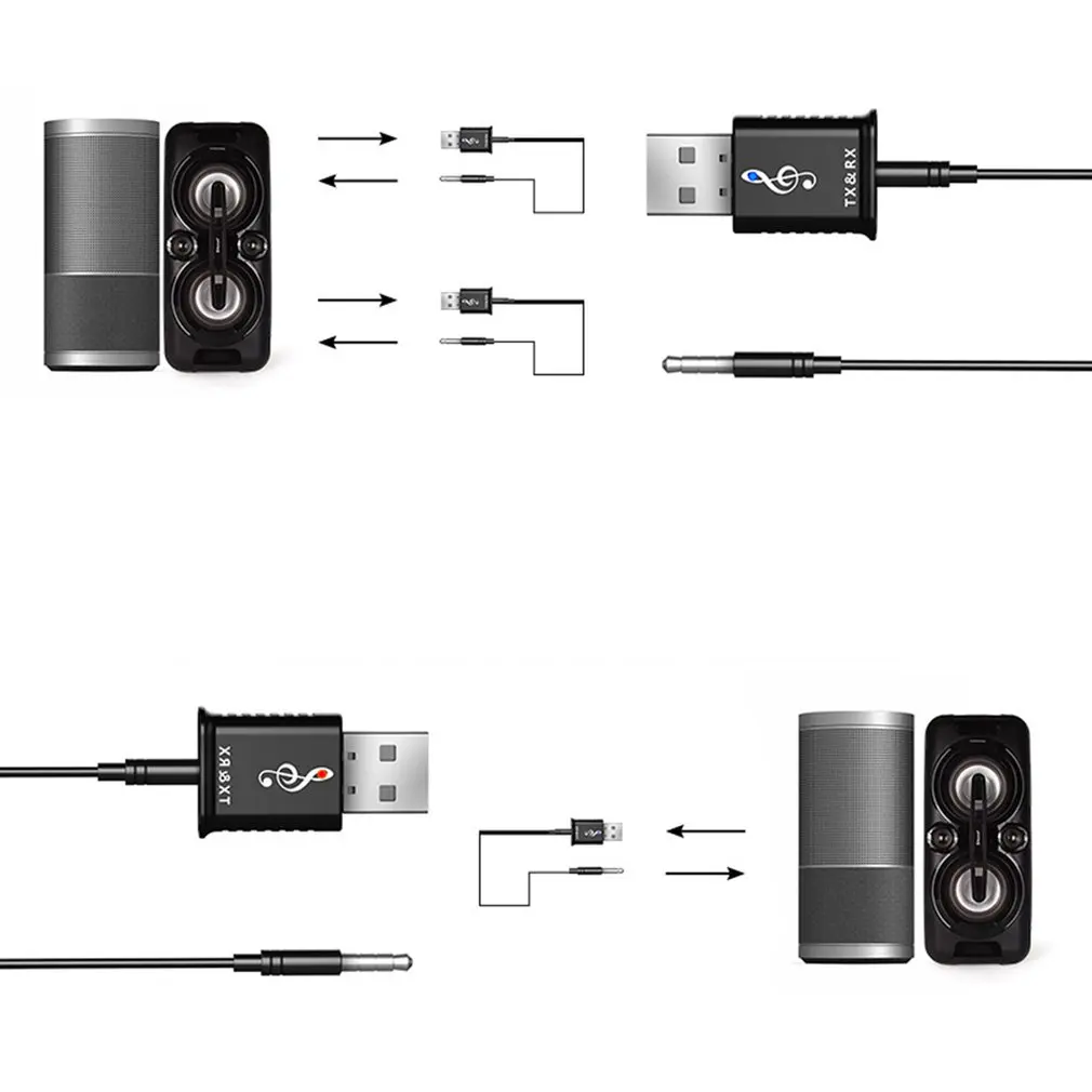 2 в 1 Usb 5,0 беспроводной адаптер ключа для ПК динамик компьютерная мышь беспроводной аудио музыкальный приемник передатчик