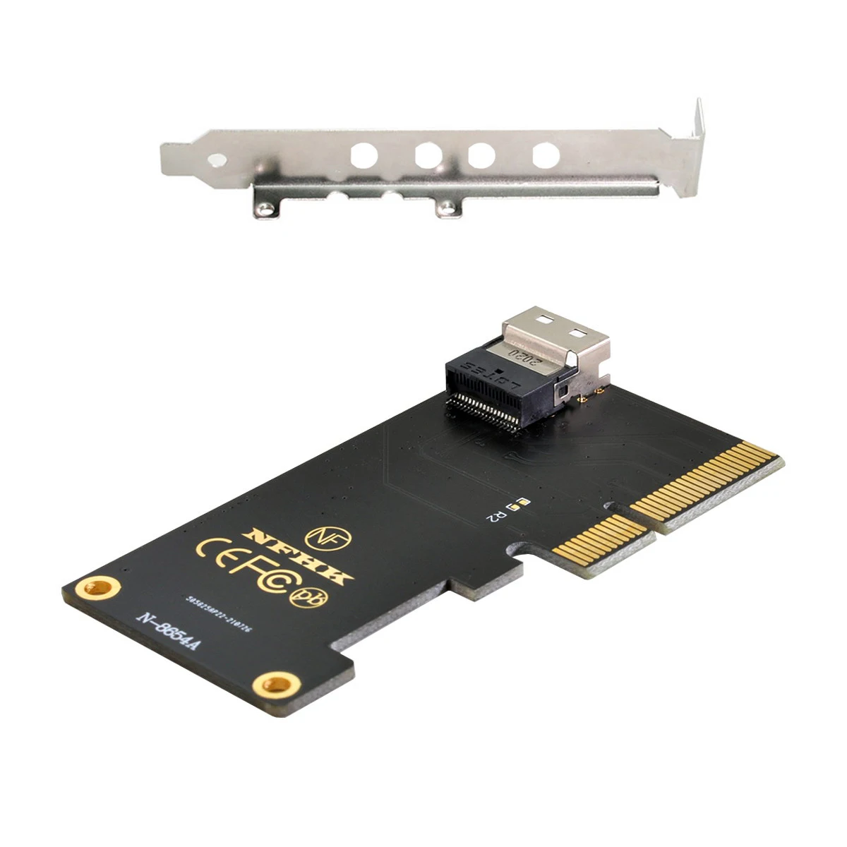 CY SFF-8654 to PCI-E 4X U.2 U2 Kit SFF-8639 Slimline SAS NVME PCIe SSD Adapter for Mainboard | Электроника