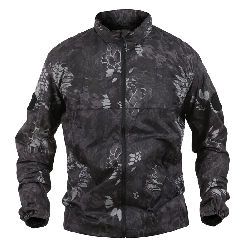 Tactical Quick Dry Hiking Jacket Men Summer Outdoor Sports Sunscreen Skin Breathable Coat Hunting Fishing Camping Jackets