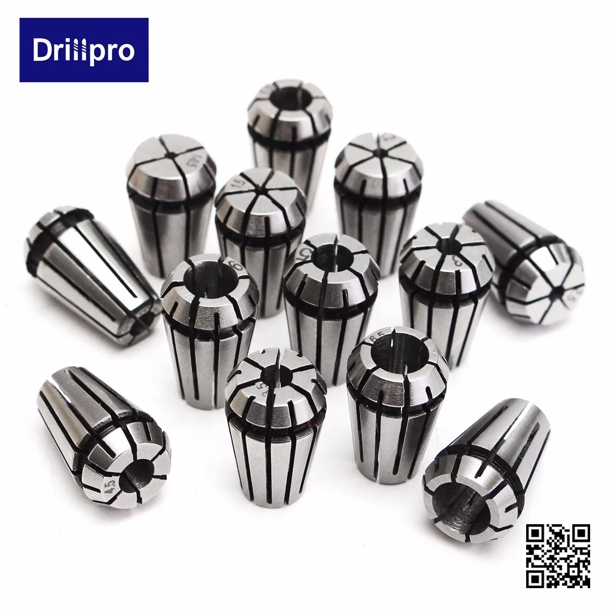 

13Pcs ER11 Collet chuck cnc Spindle ER11 Collet lathe tool holder Pinza ER11 Collet set from 1-7MM for CNC milling lather tool