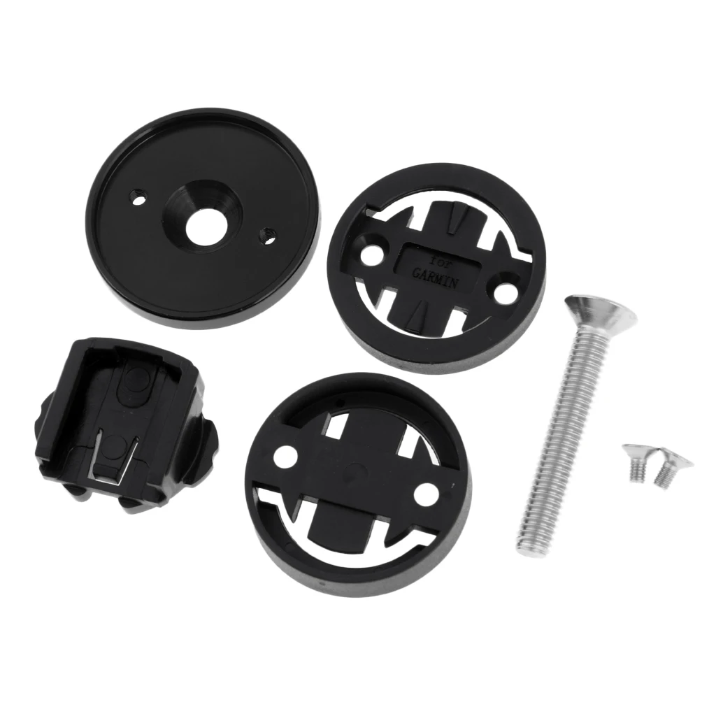 Cycling Stem Headset Top Cap GPS Computer Bracket for Garmin Cateye Bryton