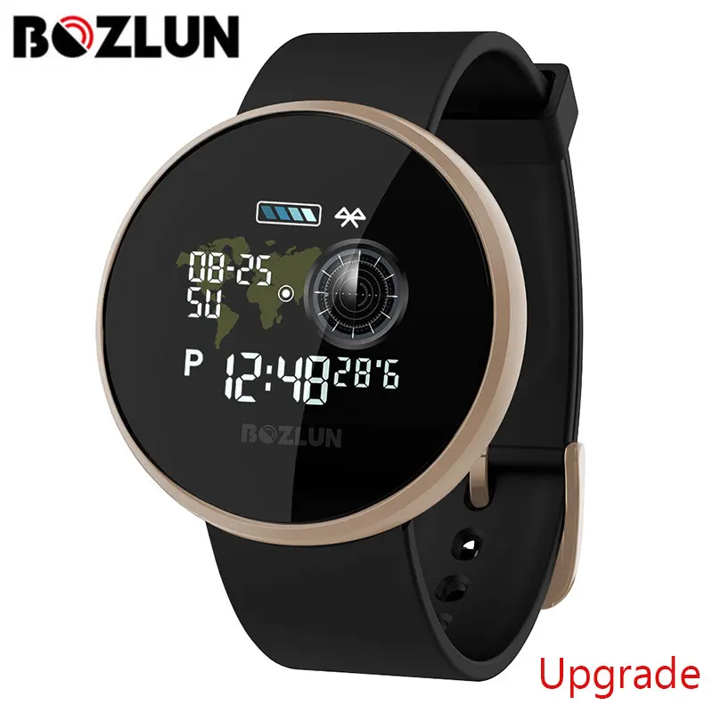 Bozlun женские Смарт часы для iPhone Android телефон с фитнес мониторинг сна водонепроницаемый пульт дистанционного управления камера gps авто Пробуждение экран - Цвет: B36M Gold