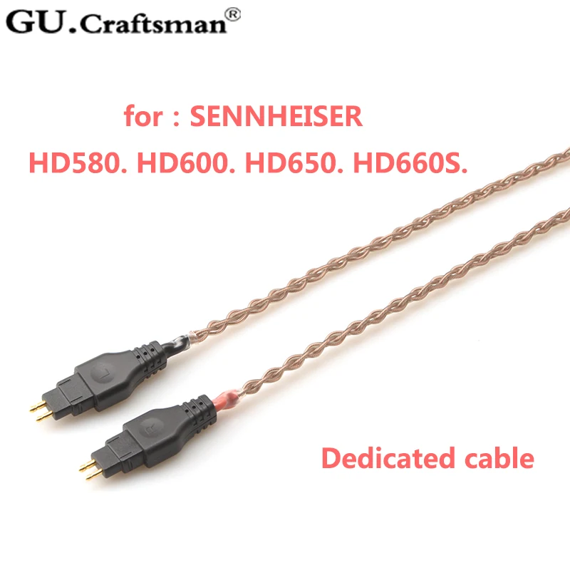 GUcraftsman 6N OCC copper For SENNHEISER HD600