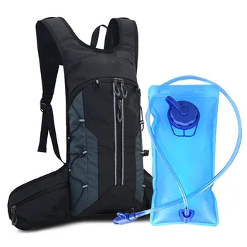 

Hydration Backpack Nylon Water Backpack Portable Waterproof Breathable Sport Bags for Running Cycling Hiking Climbing with Pouch