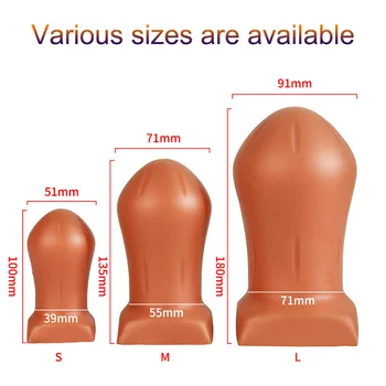 Huge Anal Plug Large Dildo Butt Plug Anal Toys for Women Men Prostate Massage Fidget Toy Adult Games Bdsm Sex Toys for Womans 3