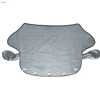 

Winter Car Windscreen Windshield Front Cover Anti Snow Ice Shield Dust Protector Heat Sun Mat Aluminum Foil Surface Layer
