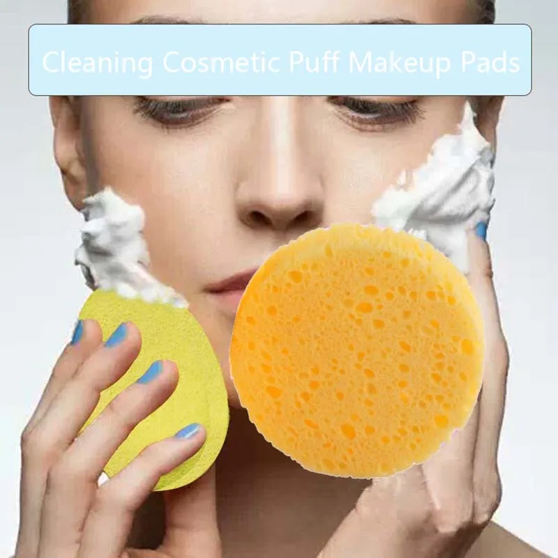 Rakado круглые чистящие косметические ватные диски для снятия макияжа красота натуральное древесное волокно умывальник спонж для очищения кожи косметические пуховые подушечки