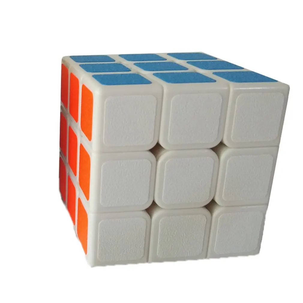 White matte surface Волшебная кубическая игрушка Профессиональная 3x3x3 Cubo наклейка гладкая скорость Твист Головоломка раннего обучения игрушки подарок для детей Рождественский подарок - Цвет: White matte surface