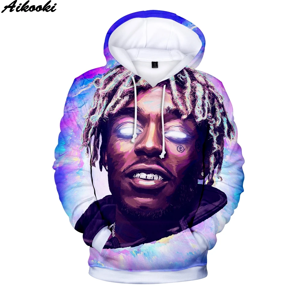 

Creative 3D Arrival Rapper LIL UZI VERT Hoodies sweatshirts 3D Clear Pattern Fashion Pretty Hooded Women/men Funny Hoodie Coats
