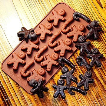 

3 Shapes Christmas Chocolate Jelly Cake Ice Silicone Fondant Mold Baking Mould