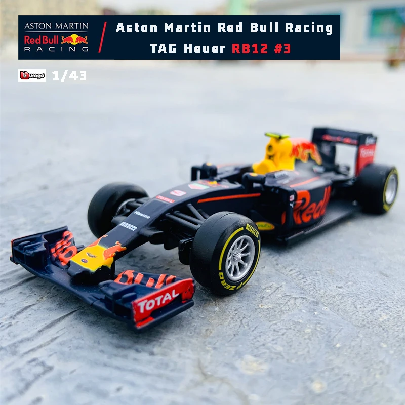 Bburago 1:43 Ferrari Red Bull Racing Mercedes Benz RB12 No. 3 Formula One Литой Сплав модель автомобиля SF90 SF71 SF70 W10 RB15 RB14|Наземный транспорт| |