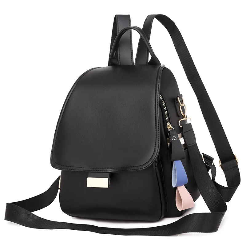 

2019 New Korean Backpack Lady Fashion Trend Bagpack High Quality Women Wild Soft Pu Leather Ins Super Fire