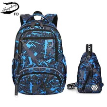 FengDong мужской рюкзак, Мужская нагрудная сумка, студенческий рюкзак для путешествий, школьные сумки для подростков, повседневный рюкзак для мальчиков