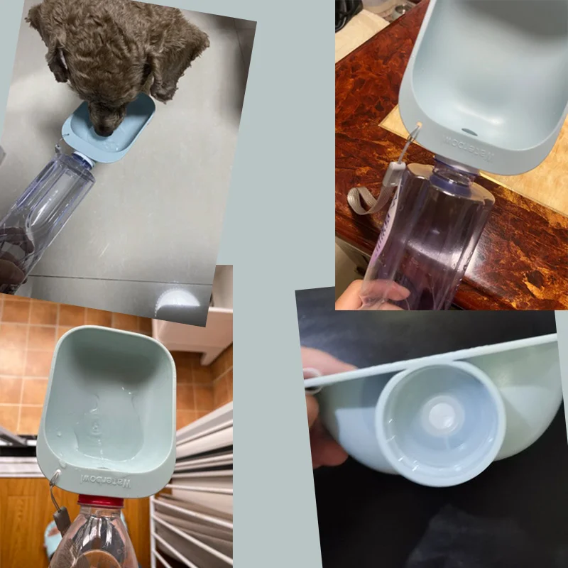 Поилка для собак и кошек портативная уличная бутылка воды товары домашних