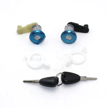 

Left+Right Car Door Lock Barrel Cylinder With 2 Key For Renault Megane Scenic Clio Master OE 7701468981 7701468982